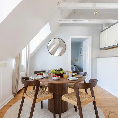 Apartment Unique W Exposed Beams Next To Tivoli *